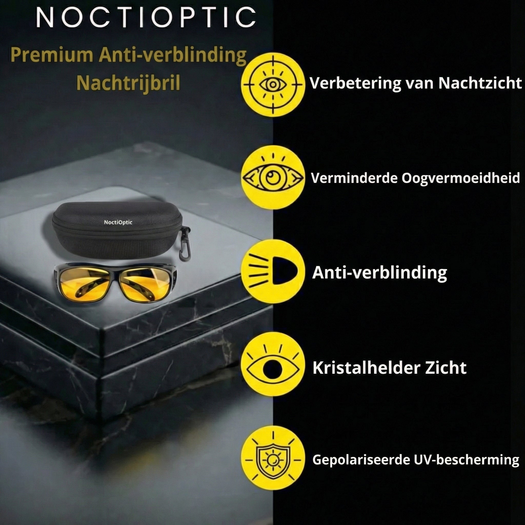 NoctiOptic™ – Meer licht voor uw nachtelijke tochten